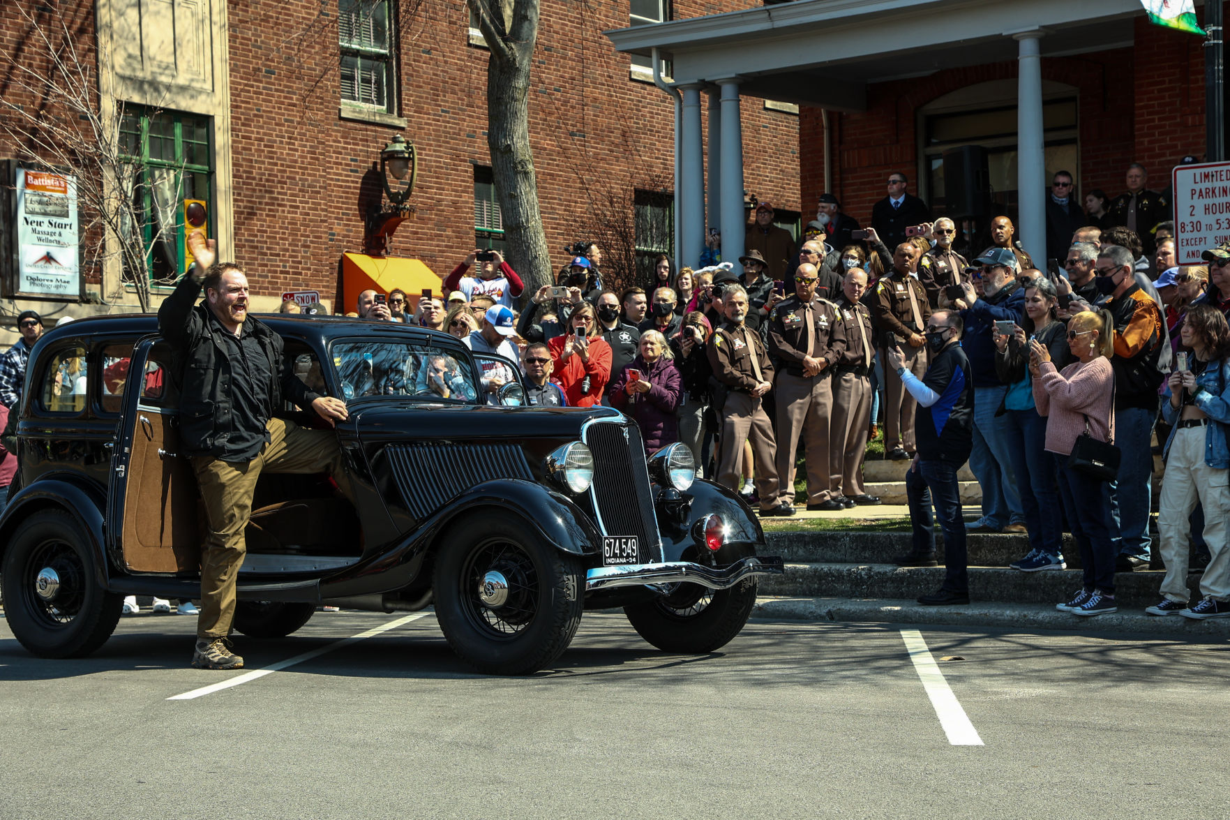 The car John Dillinger used to escape from Crown Point returns to Crown Point.